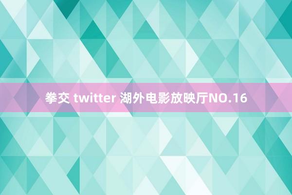 拳交 twitter 湖外电影放映厅NO.16